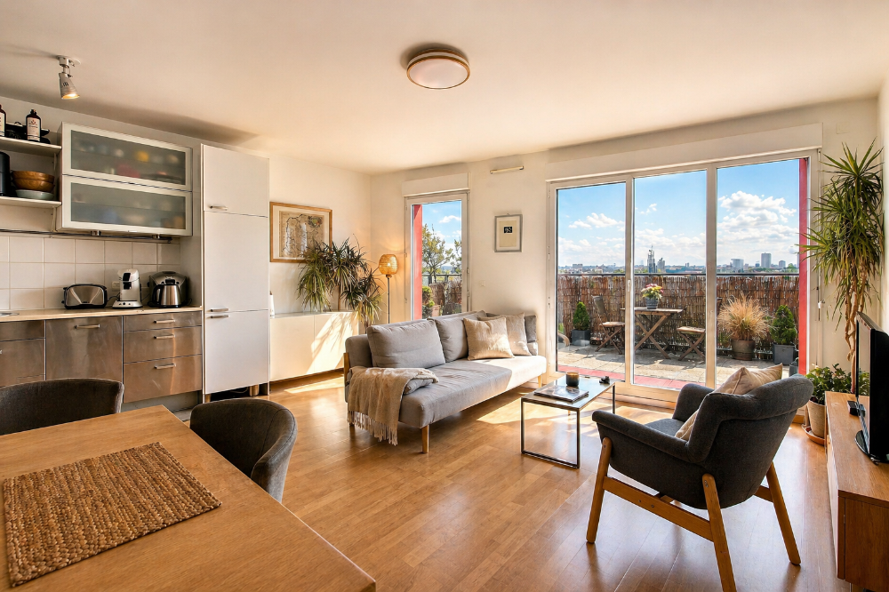 St-Denis - 64m² - 3p. - 2ch.